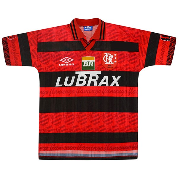 Tailandia Camiseta Flamengo 1st Retro 1995 1996 Rojo